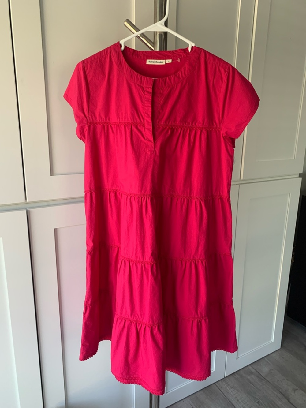NWOT, Roller Rabbit Pink Dress, size M.